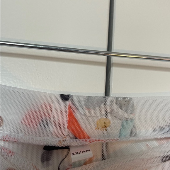 Danse de Paris Ballet Sweet White Skirt with Nutcracker Print - Picture 4 of 6